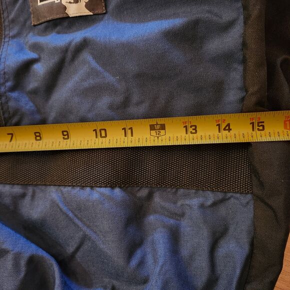 Vintage 1992 USA Jansport Blue Weekend Camping Duffle Bag Retro Lightweight - Picture 4 of 9